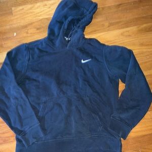Men’s Nike hoodie size medium, navy blue.